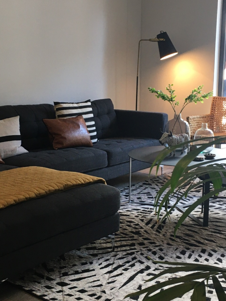 Woodstock Black Couch